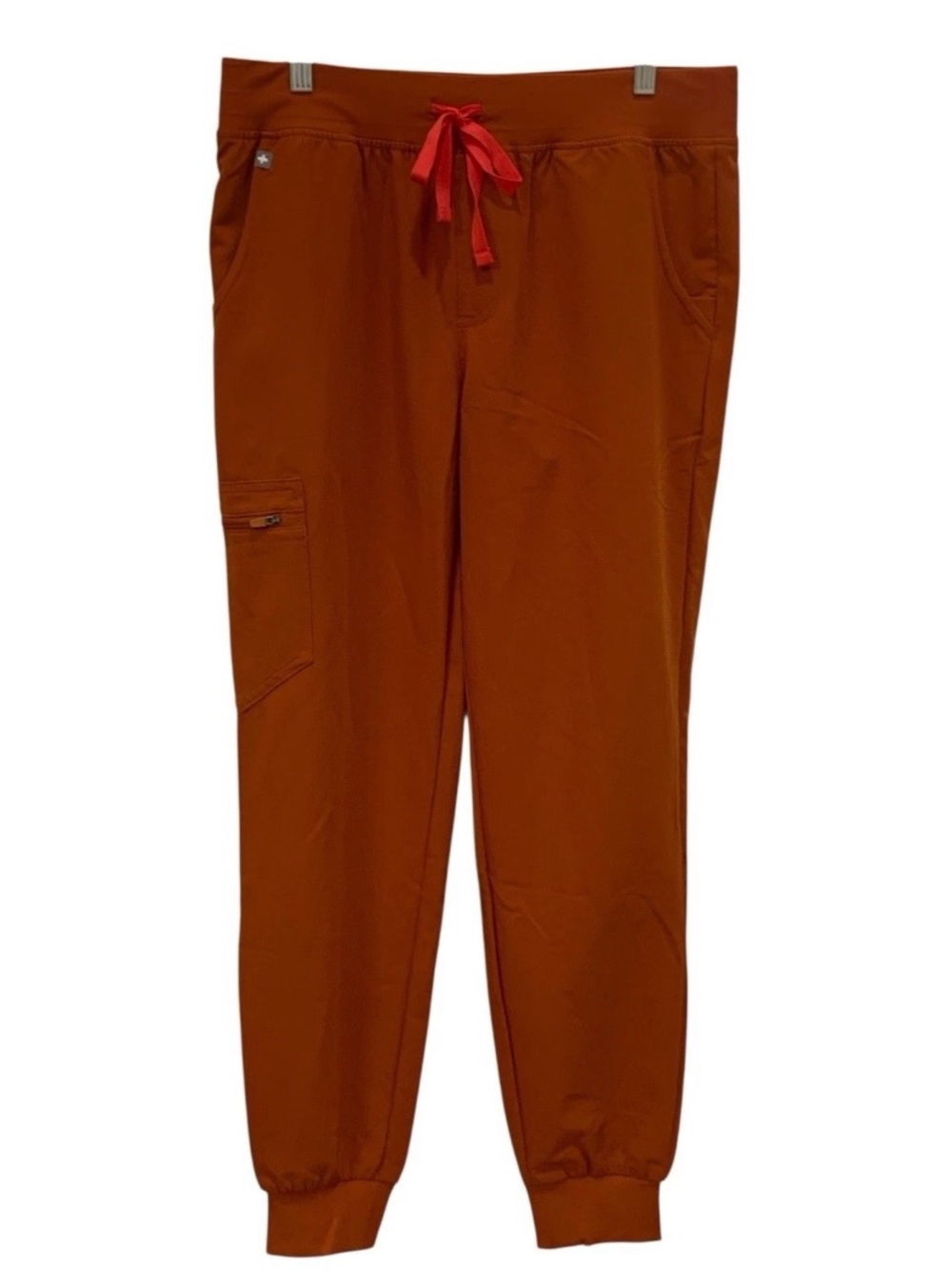 LOT OF TWO Figs Zamora High Waisted Jogger Scrub Pants Women’s MR Burnt Orange